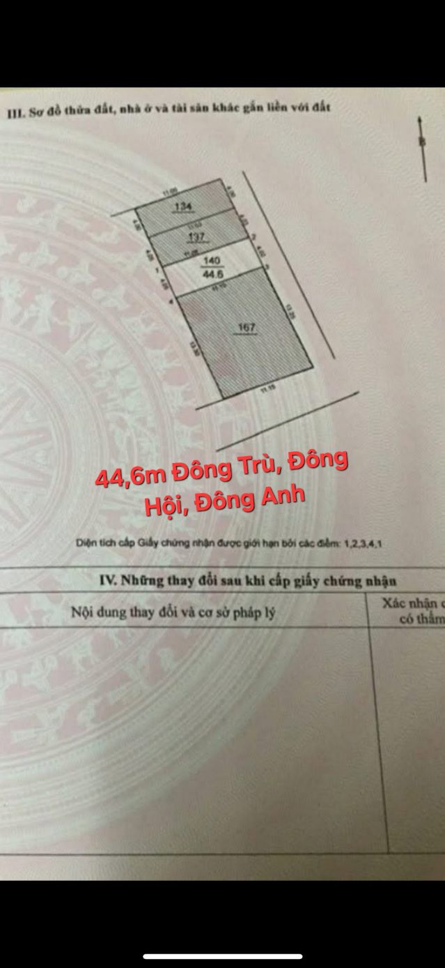 Đất nền Đông Trù, Đông Anh 44.6m² giá 5.04 tỷ - Cơ hội đầu tư hấp dẫn!