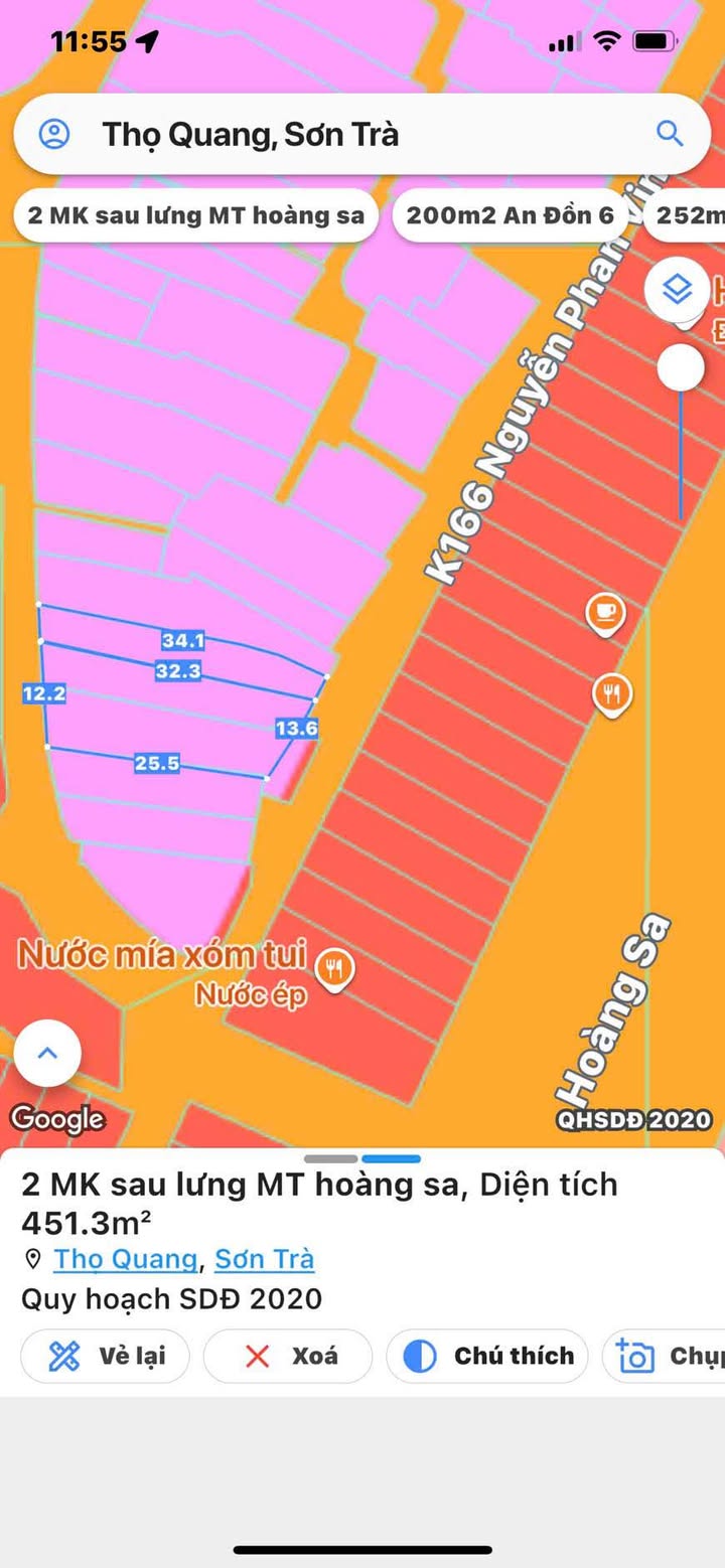 Bán FrontHouse Đường Hoàng Sa, Đà Nẵng 450m² - Đầu tư sinh lời lý tưởng!