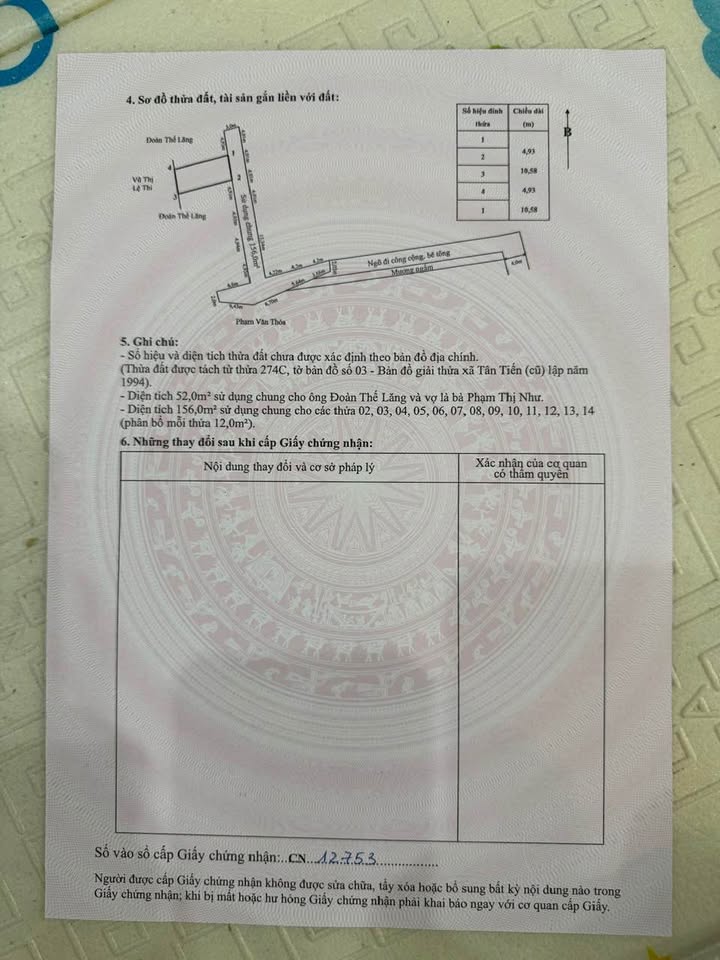 Đất nền Tân Tiến, An Dương 52m² giá chỉ 900 triệu - Cơ hội đầu tư hấp dẫn!