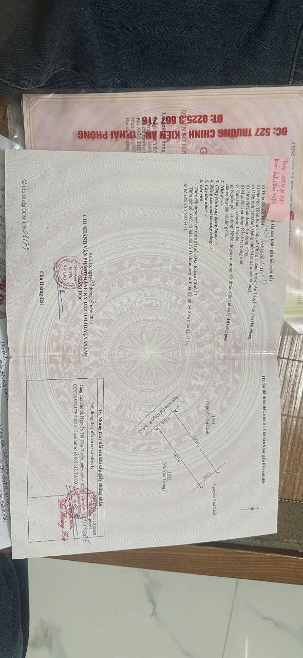 Đất nền 100m² tại Kim Lĩnh, Chiến Thắng, An Lão - Chính chủ bán gấp!