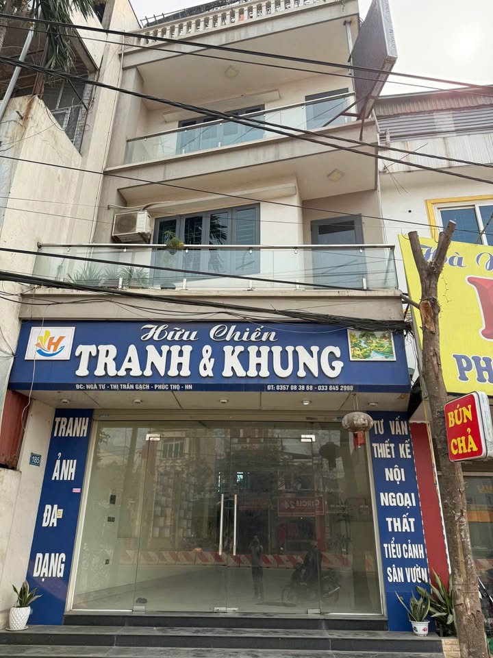 Bán lô đất và nhà 3,5 tầng mặt Quốc Lộ 32, Phúc Thọ, 119m² - Kinh doanh đỉnh cao!