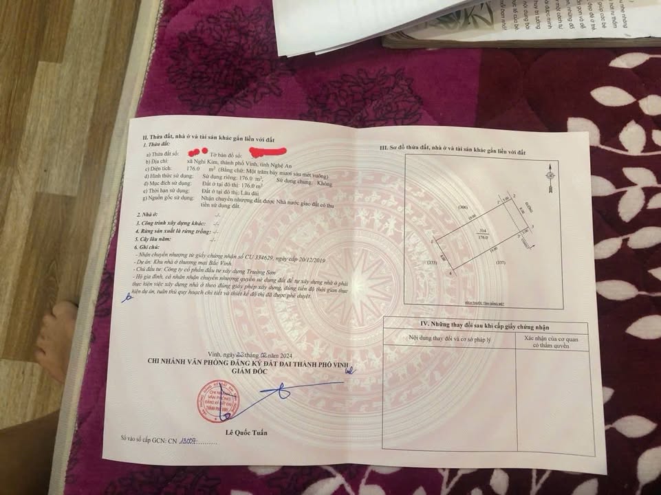 Đất nền Nghi Kim Vinh 176m² giá 4 tỷ - Cơ hội đầu tư tuyệt vời!