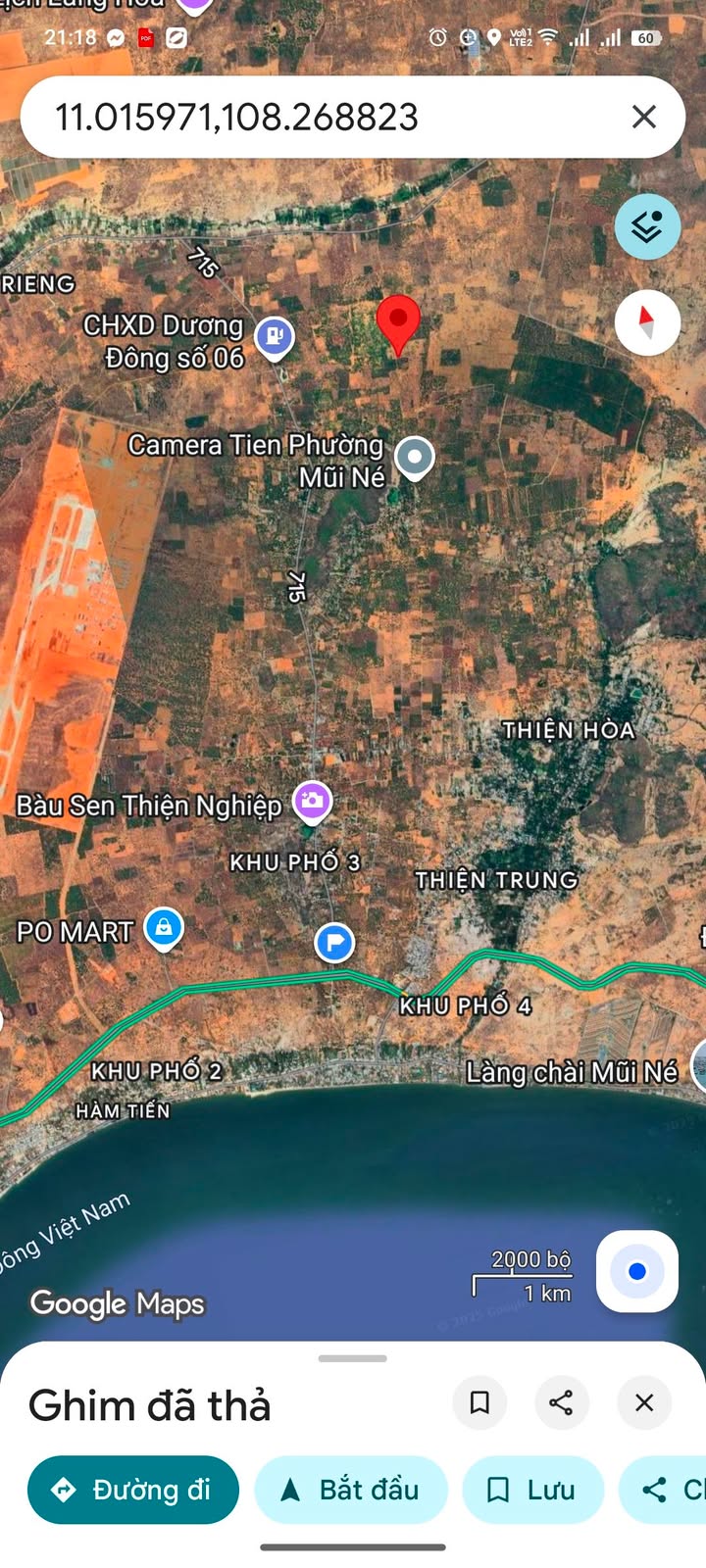 Đất nền Thiện Nghiệp, Phan Thiết 20.000m² giá 5.5 tỷ - Cơ hội đầu tư vàng!