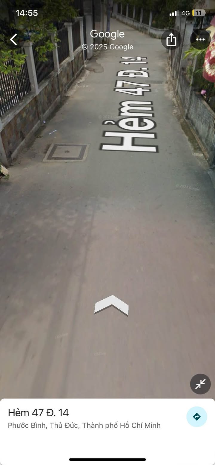 Đất mặt tiền hẻm 47 đường 14, Phước Bình, Thủ Đức 526.7m² - Đầu tư sinh lời tốt!