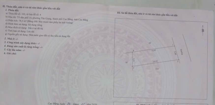 Đất nền Tổ 10 Tân Giang 78m² giá 550 triệu - Ô tô đỗ cửa, vị trí vàng!