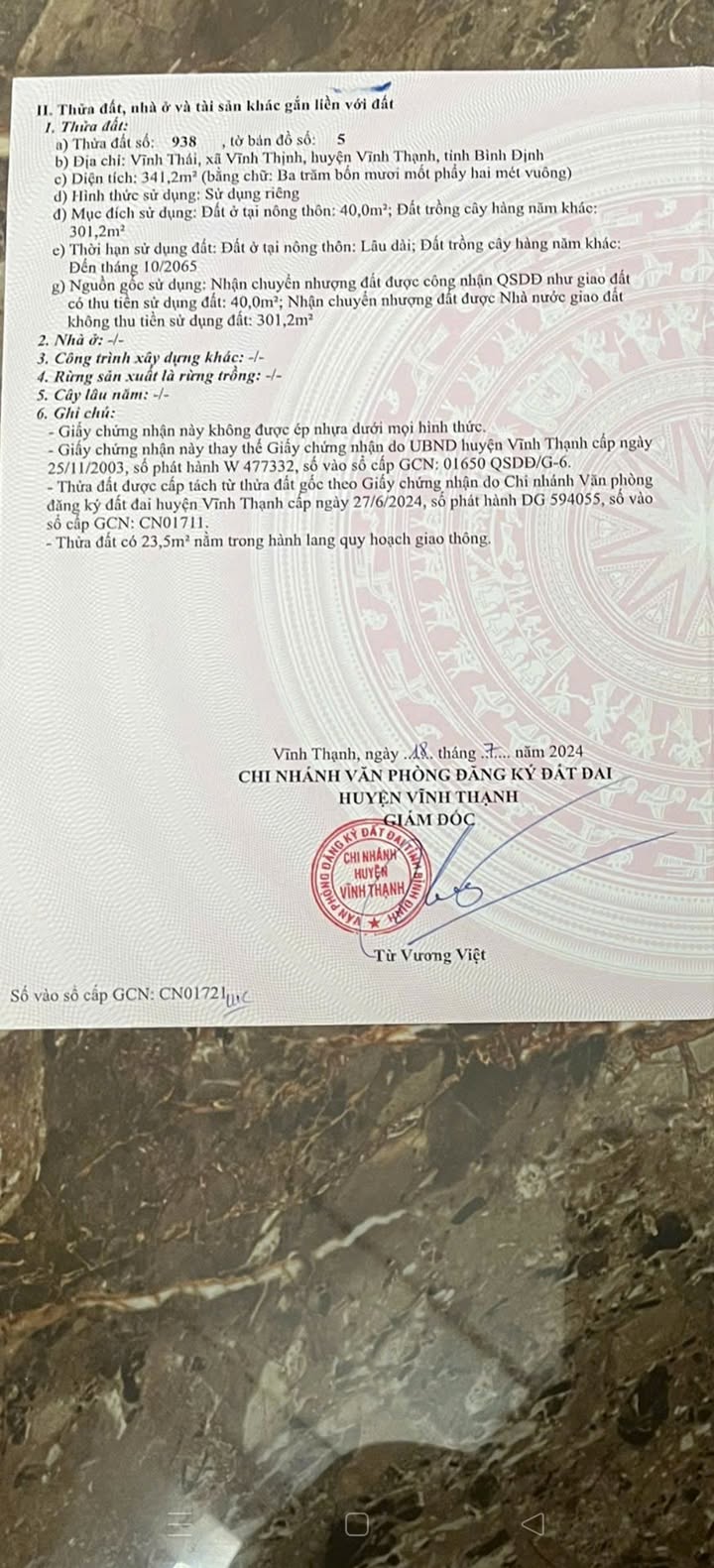 Đất nền Vĩnh Thịnh 350m² giá 159 triệu - Đầu tư homestay lý tưởng!