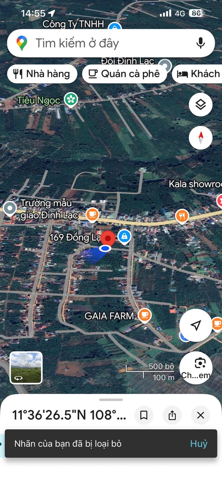 Đất nền Đinh Lạc, Di Linh 230m² giá 2.3 tỷ - Đường bê tông ô tô vào tận nơi!