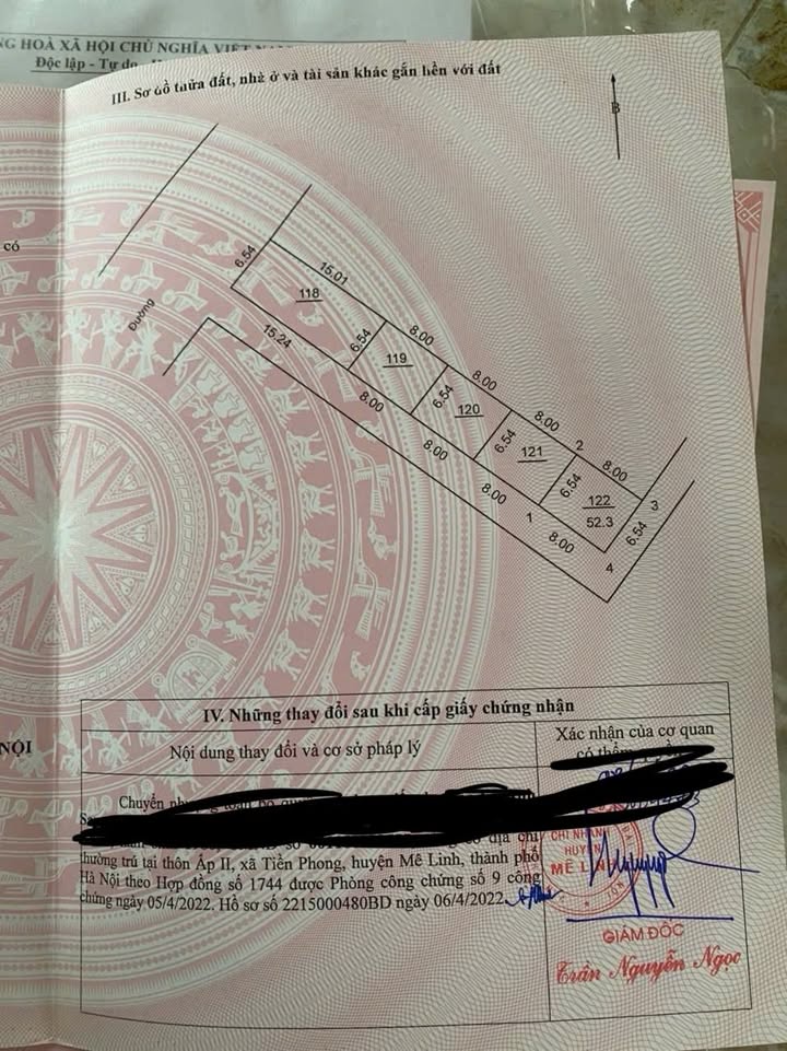 Đất nền góc siêu đẹp 52m² Tổ 9, Quang Minh - Mê Linh giá chỉ 2 tỷ!