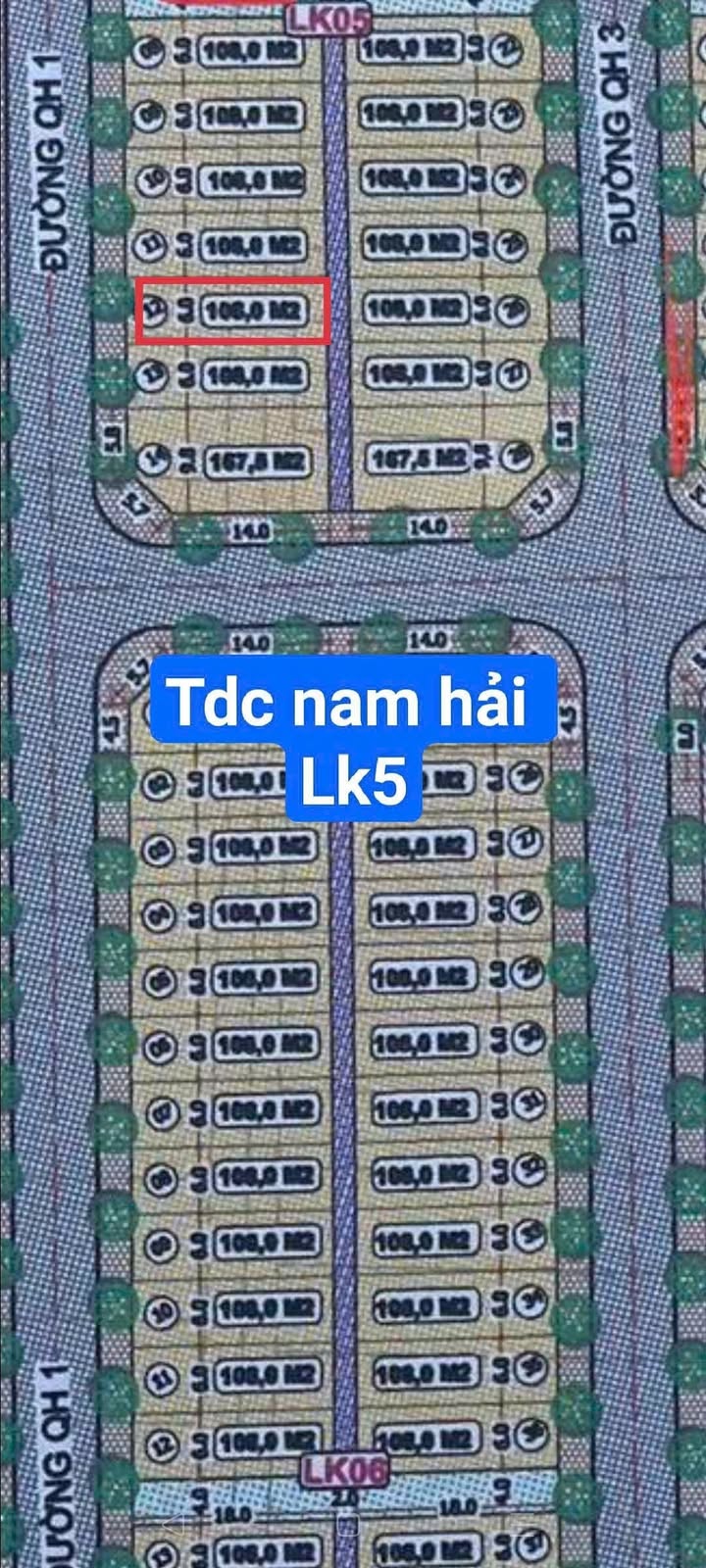 Đất TĐC Nam Hải 108m² giá thương lượng - Đẹp nhất dãy không lỗi lầm!