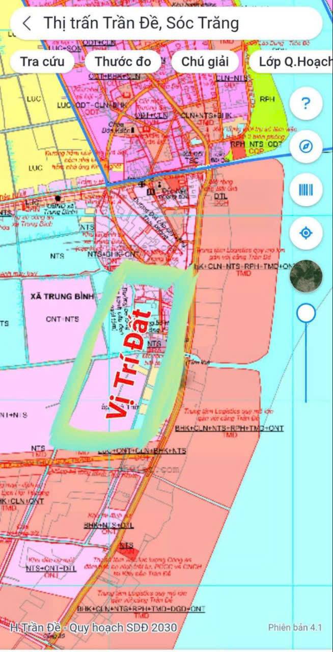 Đất mặt tiền Nam Sông Hậu, Trần Đề, Sóc Trăng 12,000m² - Đầu tư sinh lời tuyệt vời!