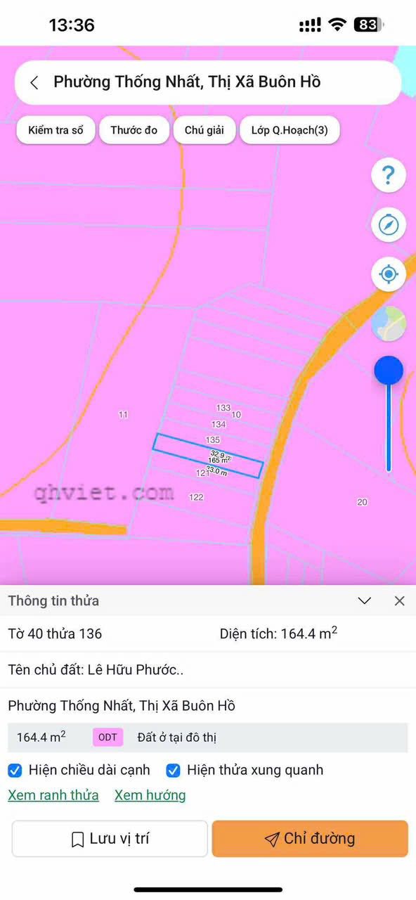 Đất thổ cư 165m² tại Buôn Hồ, Đắk Lắk chỉ 400 triệu - Cơ hội đầu tư tuyệt vời!