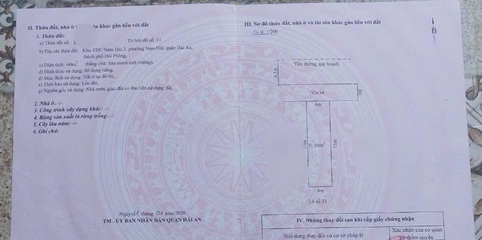 Đất nền đường Ngô Gia Tự, Hải Phòng 60m² giá 2 tỷ - Vị trí đẹp, đầu tư sinh lời!