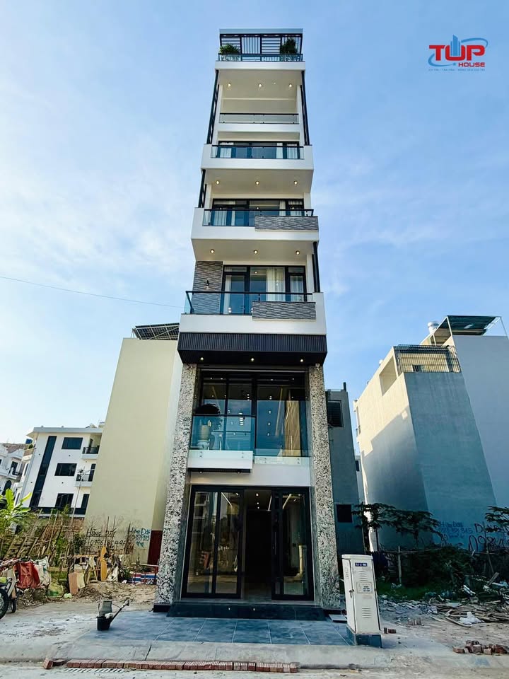 Nhà riêng 7 tầng Thiên Lôi, Hải Phòng 56m² giá 9.3 tỷ - Thiết kế hiện đại, full nội thất!