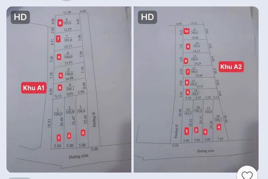 Đất Vật Lại, Ba Vì 100m² giá 800 triệu - Đầu tư sinh lời ngay!