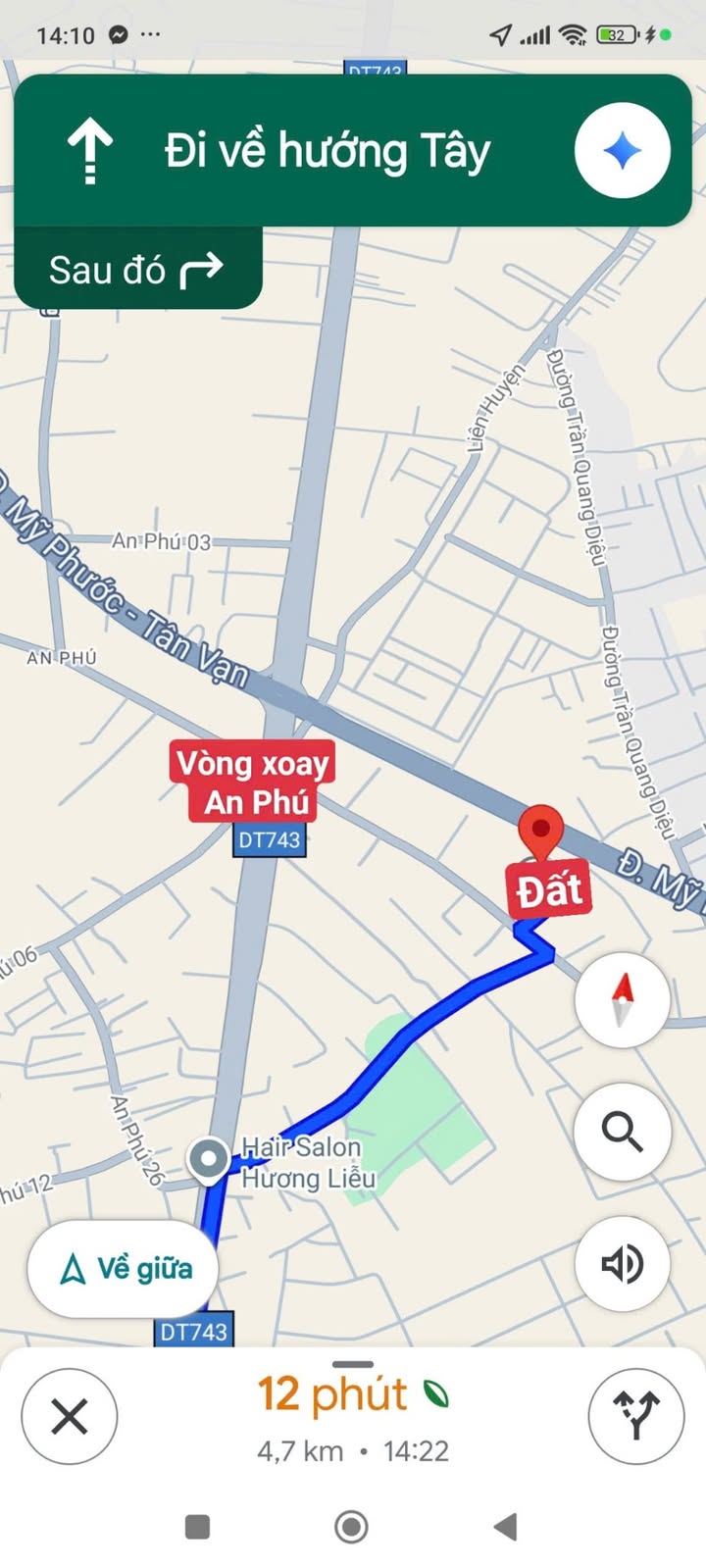 Đất thổ cư An Phú 84m² giá 2.75 tỷ - Vị trí vàng gần vòng xoay!