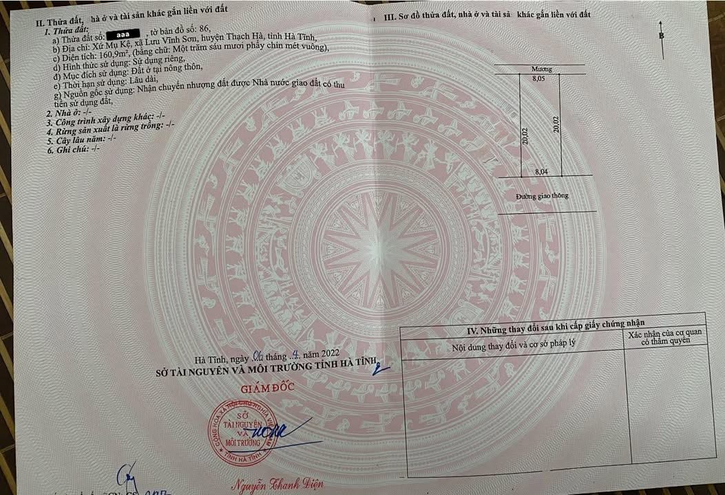 Đất nền đường DT550 xã Toàn Lưu 160m² giá chỉ 2 tỷ - Vị trí đắc địa cho gia đình trẻ!