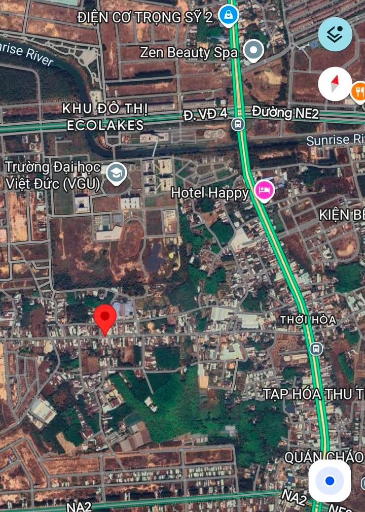 Đất mặt tiền kinh doanh Thới Hòa Bến Cát 221m² giá chỉ 3.2 tỷ - Tiềm năng sinh lời cao!