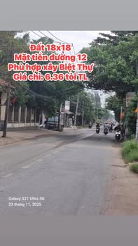 Đất nền góc 2 mặt tiền Nguyễn Thị Mười, Hóc Môn 235m² giá 6.36 tỷ - Cơ hội đầu tư tuyệt vời!