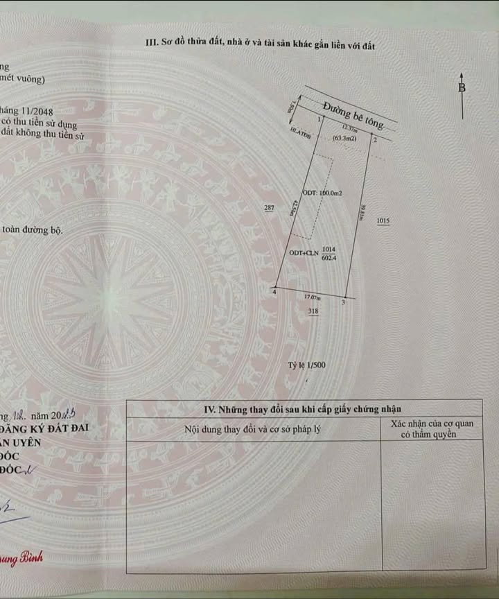 Đất nền Vĩnh Tân Tân Uyên 533m² giá thỏa thuận - Vị trí đắc địa gần KCN VSIP 2!