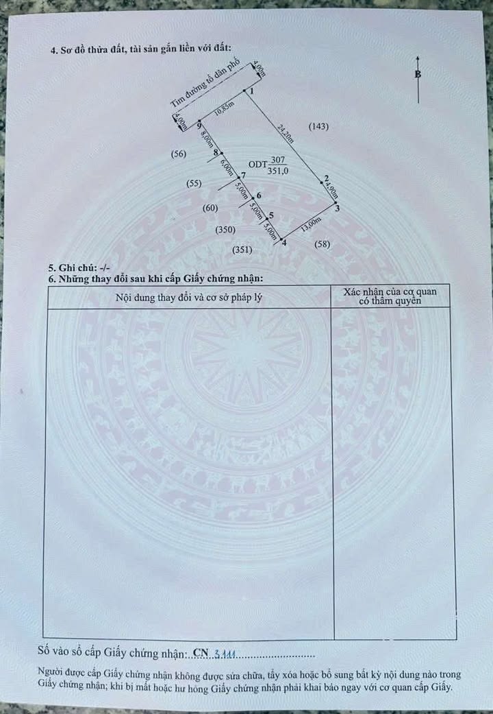 Đất nền 351m² tại TDP Tân Hợp, Dương Kinh - Hướng Tây Bắc, đầu tư sinh lời!