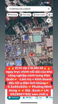 Đất nền liền kề Phường Minh Hưng, 363m² giá 880 triệu - Đầu tư sinh lời ngay!
