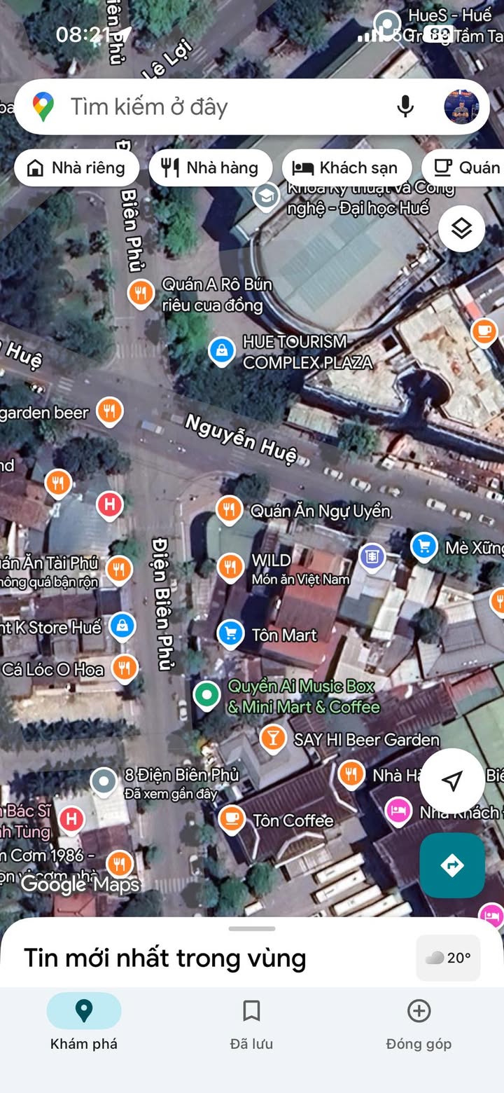 Nhà mặt tiền Nguyễn Huệ, Thừa Thiên Huế 120m² giá 20 tỷ - Vị trí siêu đẹp, kinh doanh thuận lợi!