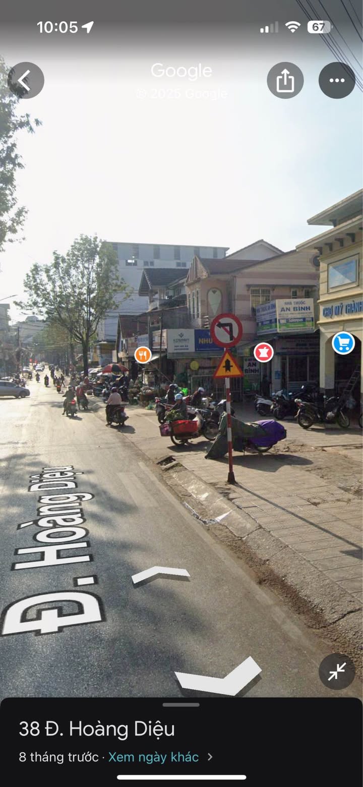 Đất 2 mặt tiền đường Hoàng Diệu, Đà Lạt 95m² - Giá chỉ 7.5 tỷ thương lượng!