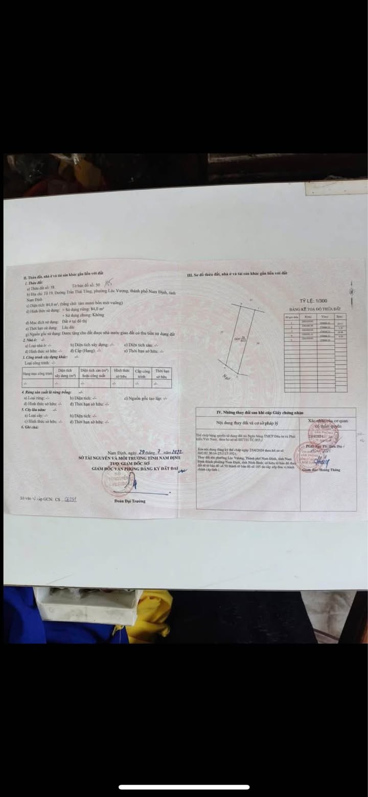 Mảnh đất Trần Thái Tông 84m² giá 1.999 tỷ - Cơ hội đầu tư tuyệt vời!