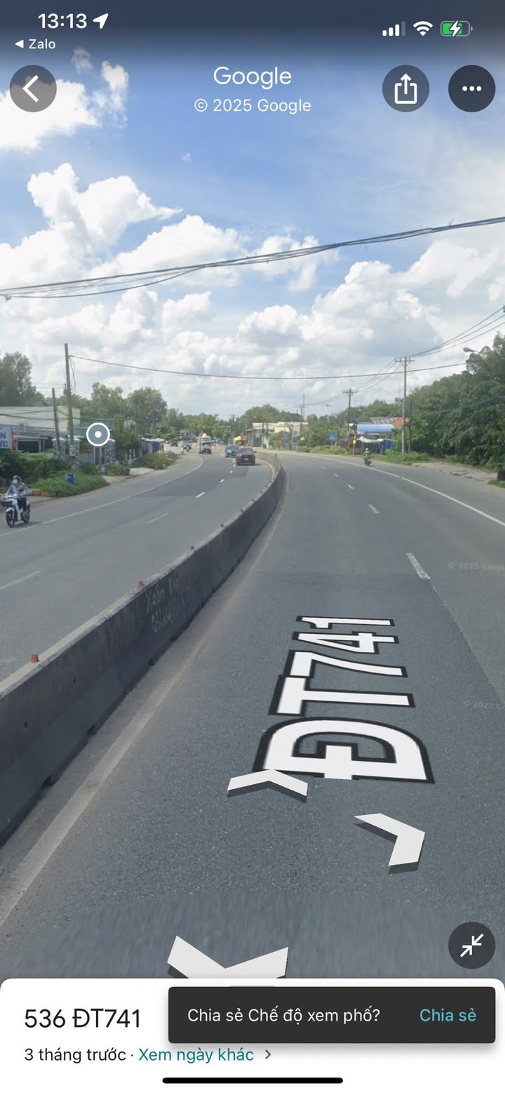 Đất thổ cư mặt tiền đường DX062, Thủ Dầu Một, 350m² - Giá chỉ 3 tỷ!