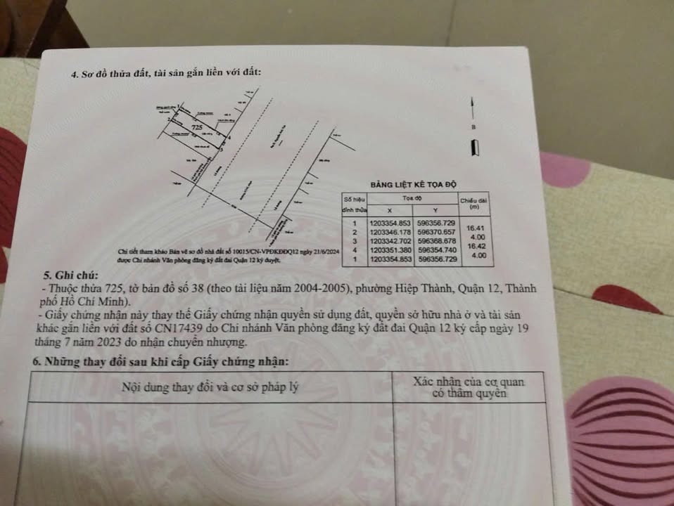 Đất mặt tiền đường HT43, Hiệp Thành Q12, diện tích 65.6m² giá 7.3 tỷ - Cơ hội đầu tư tuyệt vời!