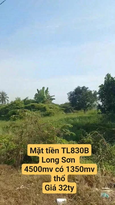 Kho xưởng mặt tiền TL830B Long Sơn 4500m² giá 32 tỷ - Đầu tư sinh lời ngay!