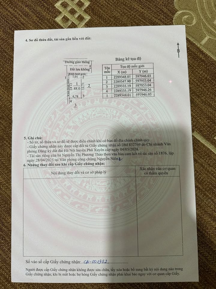 Đất đấu giá lô góc Bạch Hạ, Phú Xuyên 66,6m² giá 2,2 tỷ - Cơ hội đầu tư hấp dẫn!