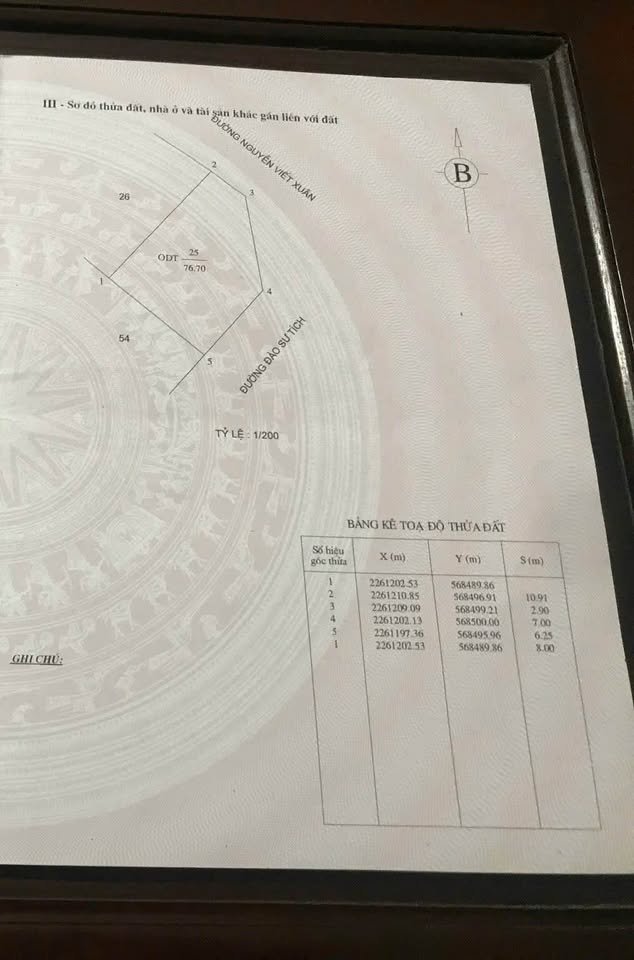 Đất lô góc mặt đường Nguyễn Viết Xuân, 77m² giá 5 tỷ - Cơ hội đầu tư tuyệt vời!