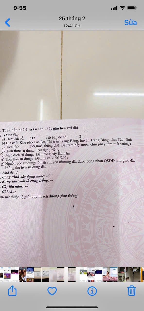 Đất nền mặt tiền đường Nguyễn Trọng Cát, Trảng Bàng, 370m² giá 3 tỷ - Cơ hội đầu tư hấp dẫn!