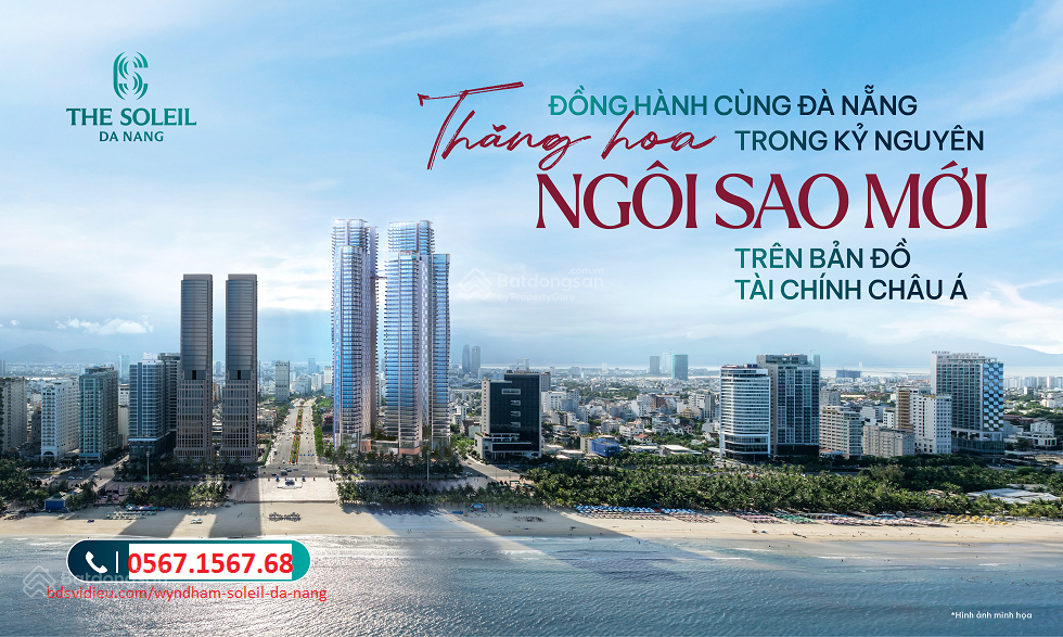 Căn hộ Wyndham Soleil Biển Mỹ Khê Đà Nẵng 60m² giá chỉ từ 2.95 tỷ - Cơ hội đầu tư vàng!