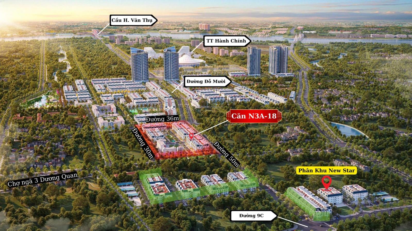 Nhà phố Hoàng Huy New City Thủy Nguyên 90m² giá 11.447 tỷ - Đầu tư sinh lời tốt!