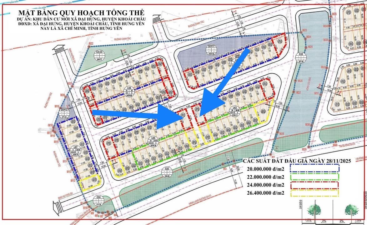 Đất nền xã Chí Minh, Khoái Châu 127,5m² giá chỉ 3,8 tỷ - Sổ đỏ chính chủ!