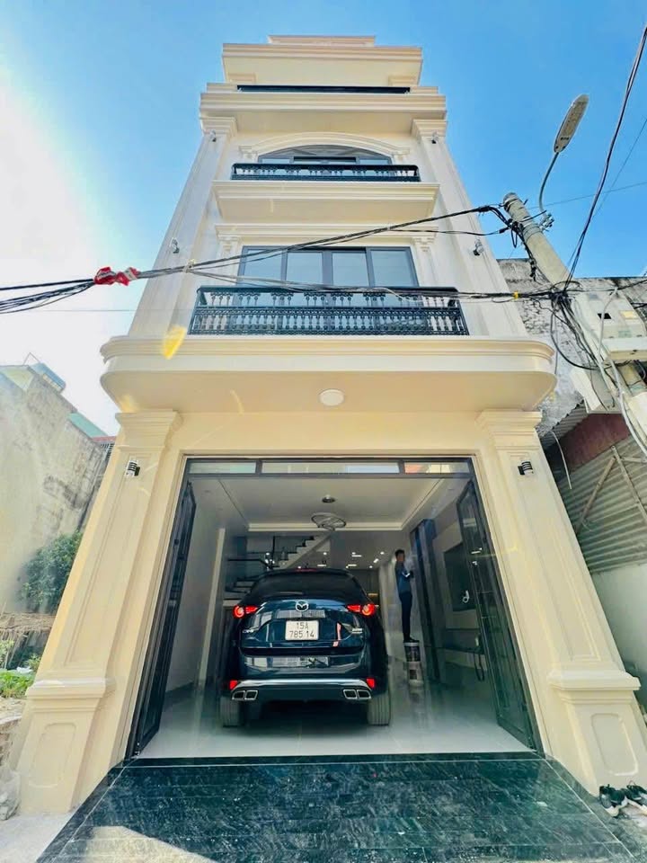 Nhà độc lập mới xây tại phố Thiên Lôi, Hải Phòng 63m² giá 6.1 tỷ - Ô tô đỗ cửa, gần Aeon Mall!