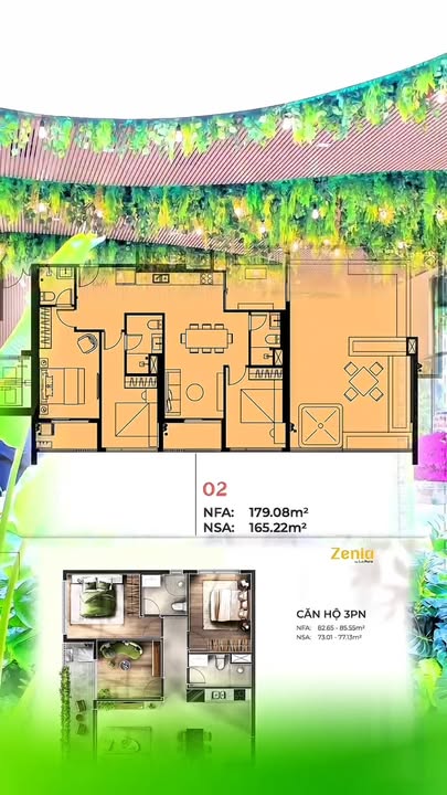 Căn hộ Risa by La Pura 137m² giá thỏa thuận - Không gian sống độc đáo với 4 phòng ngủ!