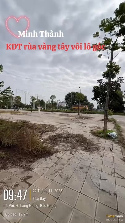 Đất nền lô góc KDT Rùa Vàng Tây Vôi 86.5m² giá 3.6 tỷ - Cơ hội đầu tư vàng!