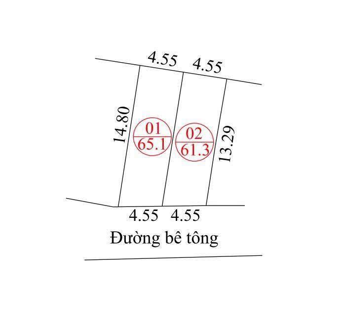 Đất nền Hưng Chính Vinh 61,3m² giá 1,4 tỷ - Sổ đỏ chính chủ, vị trí đắc địa!