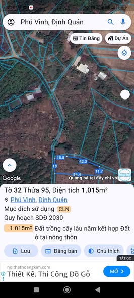 Đất nền 1360m² tại xã Phú Vinh, Đồng Nai - Giá chỉ 810 triệu - Cơ hội đầu tư tuyệt vời!