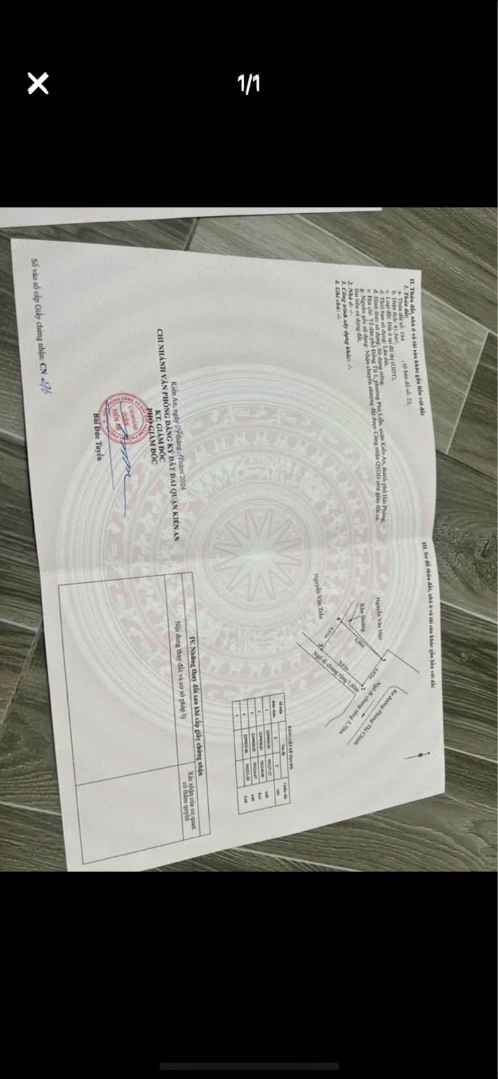 Đất thổ cư lô góc Đồng Tử 1, Phù Liễn, 41.5m² - Chính chủ, ô tô vào tận nơi!