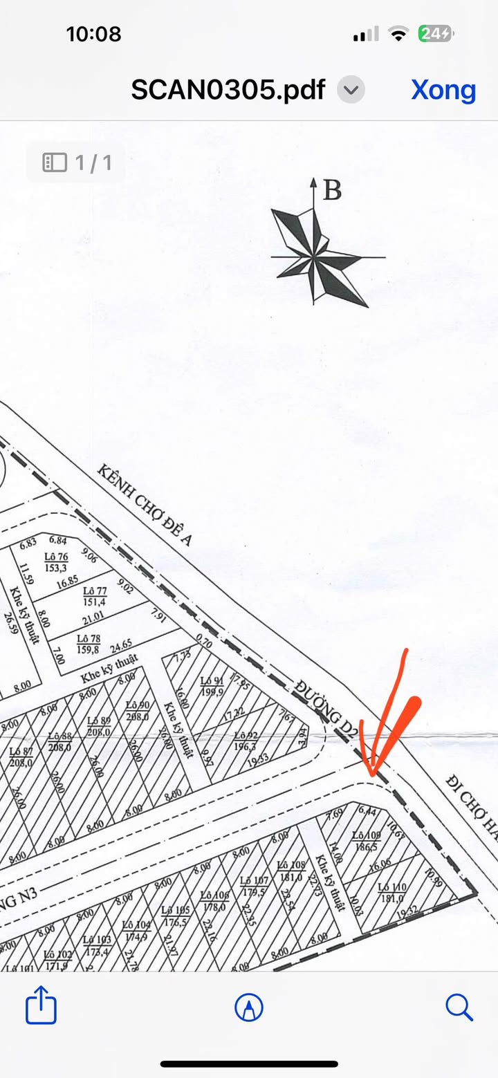 Đất nền lô góc Xuân Hồng 144m² giá 1.411 tỷ - Cơ hội đầu tư hấp dẫn!