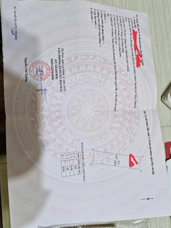 Đất nền Khu đô thị Hà Phương 4 - Nhân Chính, Lý Nhân - 100m² chỉ 2 tỷ - Cơ hội đầu tư hấp dẫn!