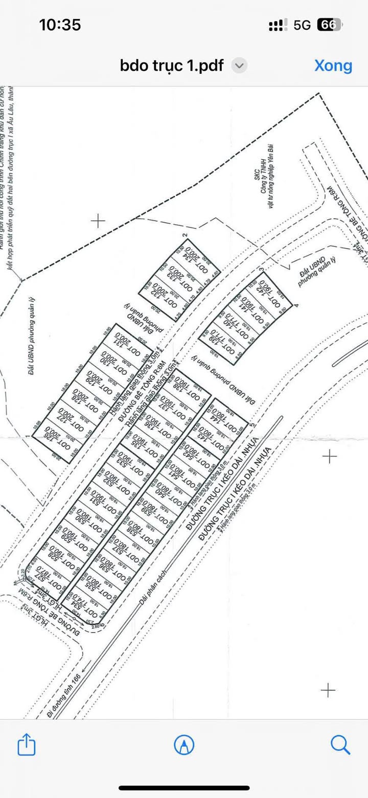 Đất dự án tái định cư công ty may Âu Lâu Yên Bái 200m² - Cơ hội đầu tư hấp dẫn!