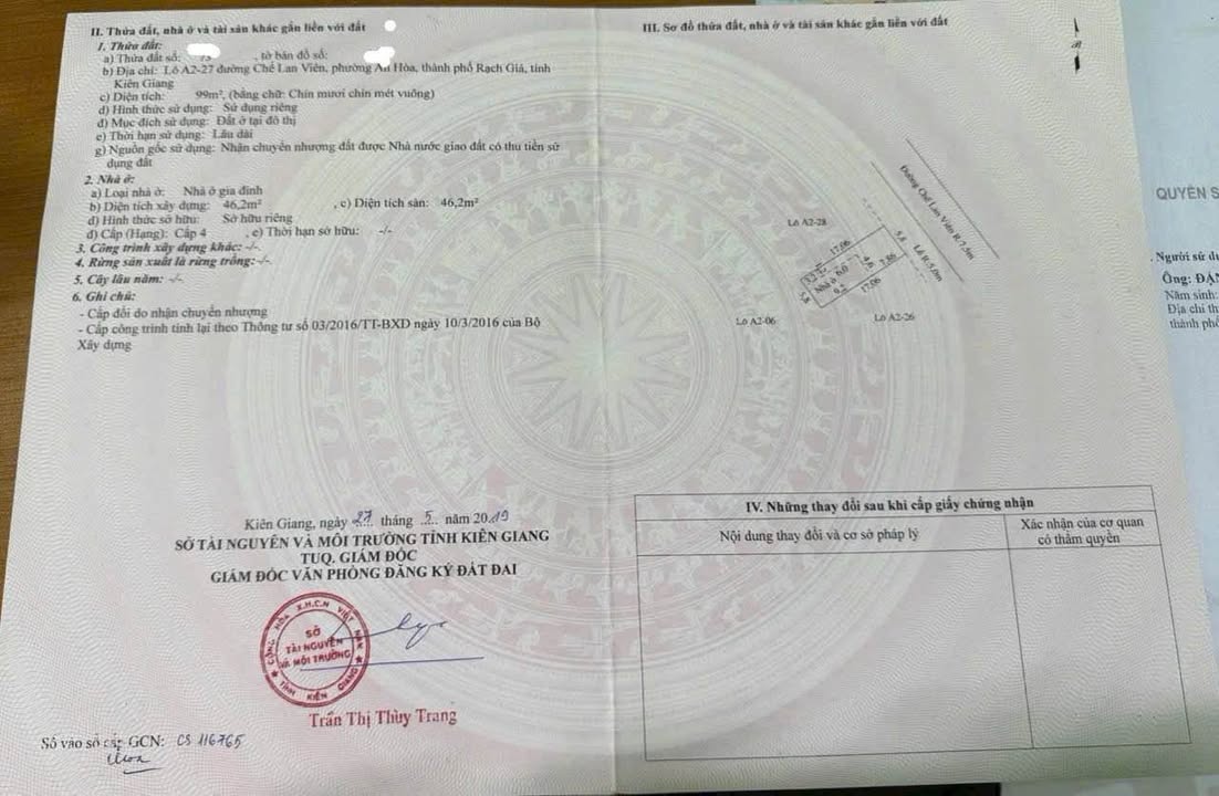 Đất nền Chế Lan Viên, Rạch Giá 102m² giá 1.7 tỷ - Đầu tư lý tưởng!