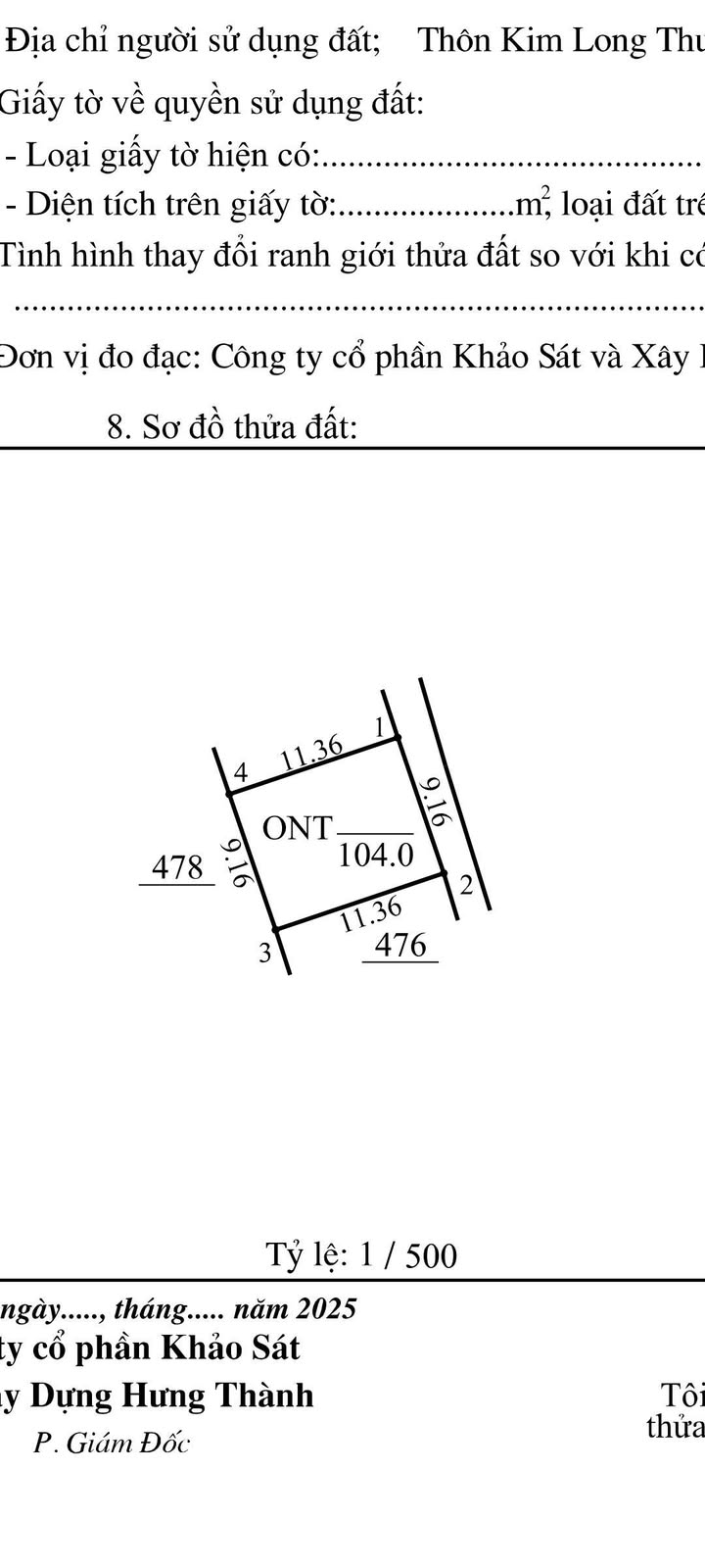 Đất thổ cư Hoàng Long, Phú Xuyên 104m² giá 2.28 tỷ - Đầu tư sinh lời ngay!