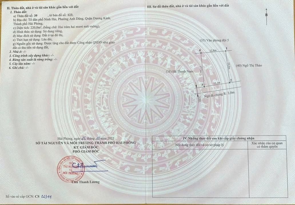 Đất nền chính chủ tại Dương Kinh, Hải Phòng 90m² - Ô tô tận cửa, giá thỏa thuận!