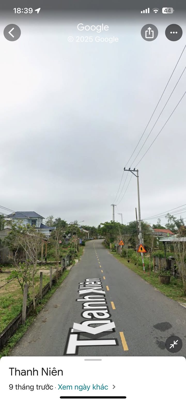 Đất biển Nam Hội An 370m² giá thỏa thuận - Mặt tiền đường Thanh Niên